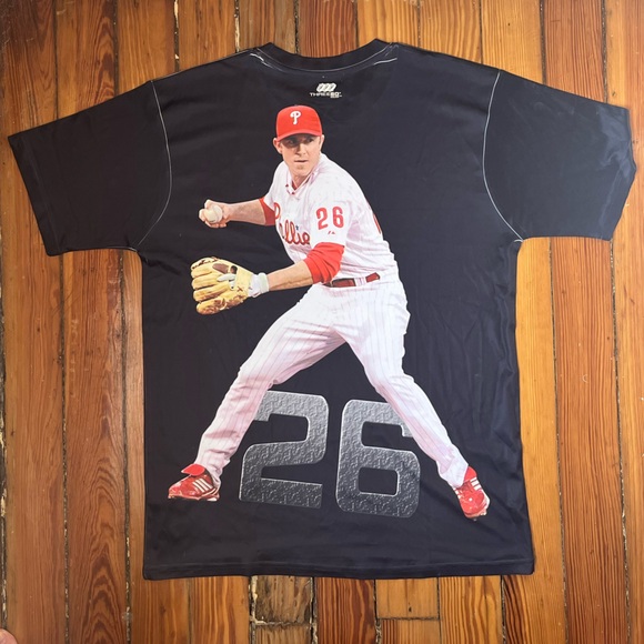 Chase Utley Philadelphia Phillies MLB Graphic Tee Shirt - Picture 2 of 2